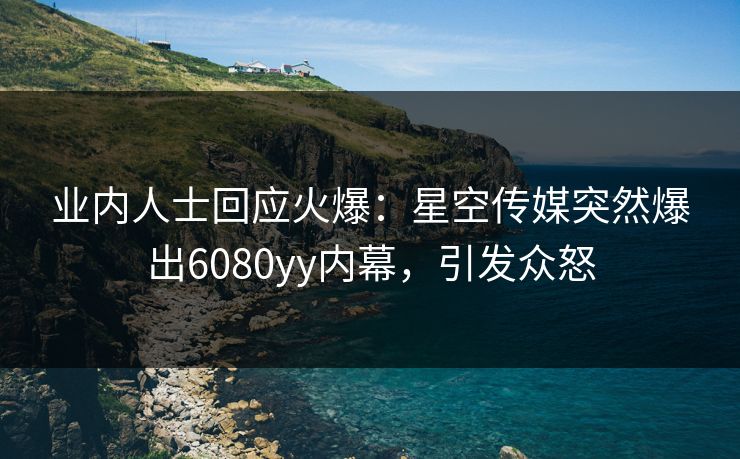 业内人士回应火爆：星空传媒突然爆出6080yy内幕，引发众怒